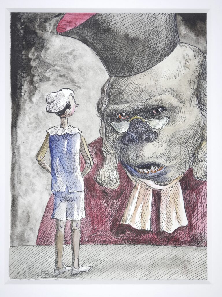 Topor - Pinocchio et le juge